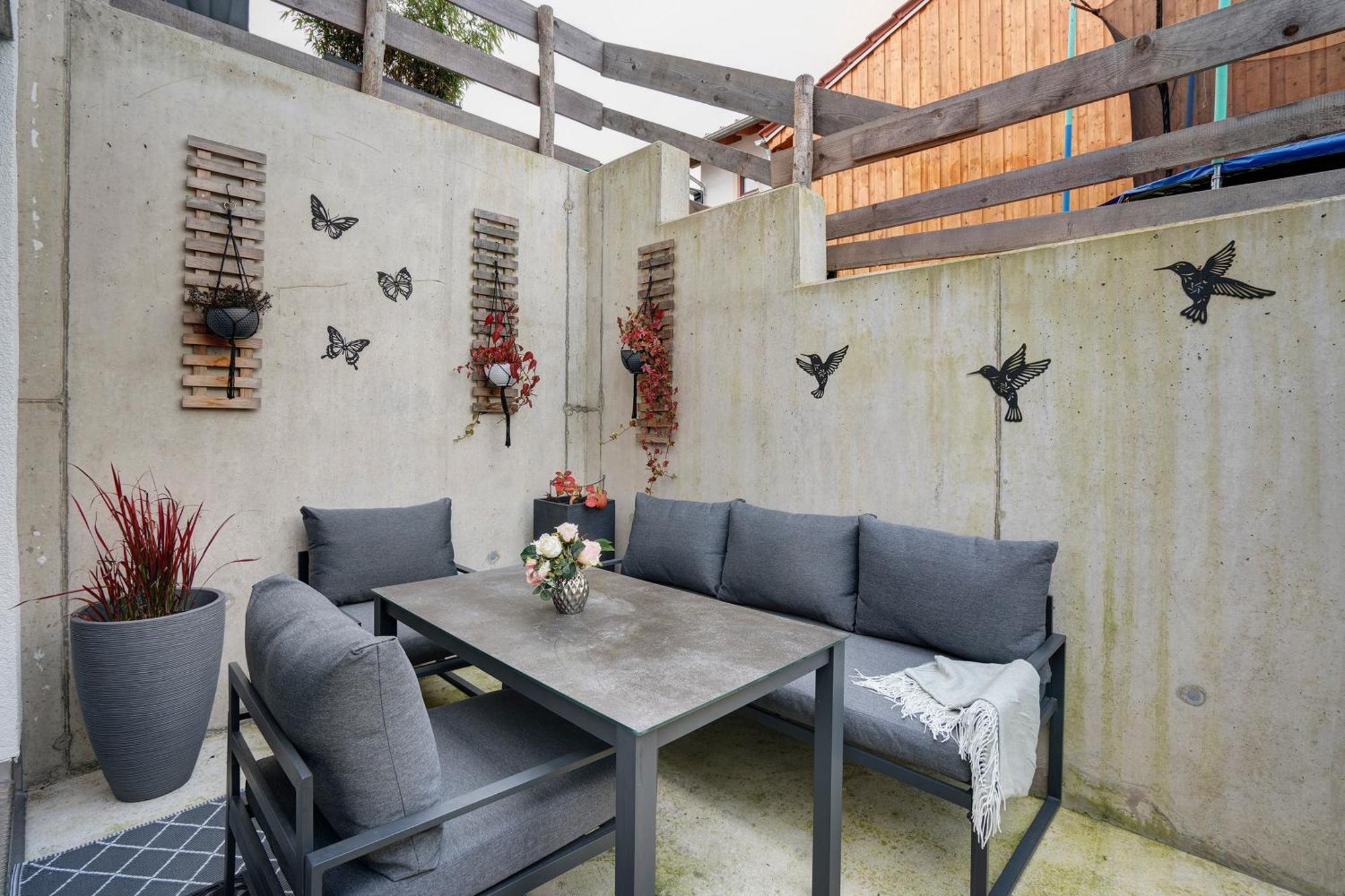 Wohnung Familienglueck Naehe Muenchen Pfaffing Exterior foto
