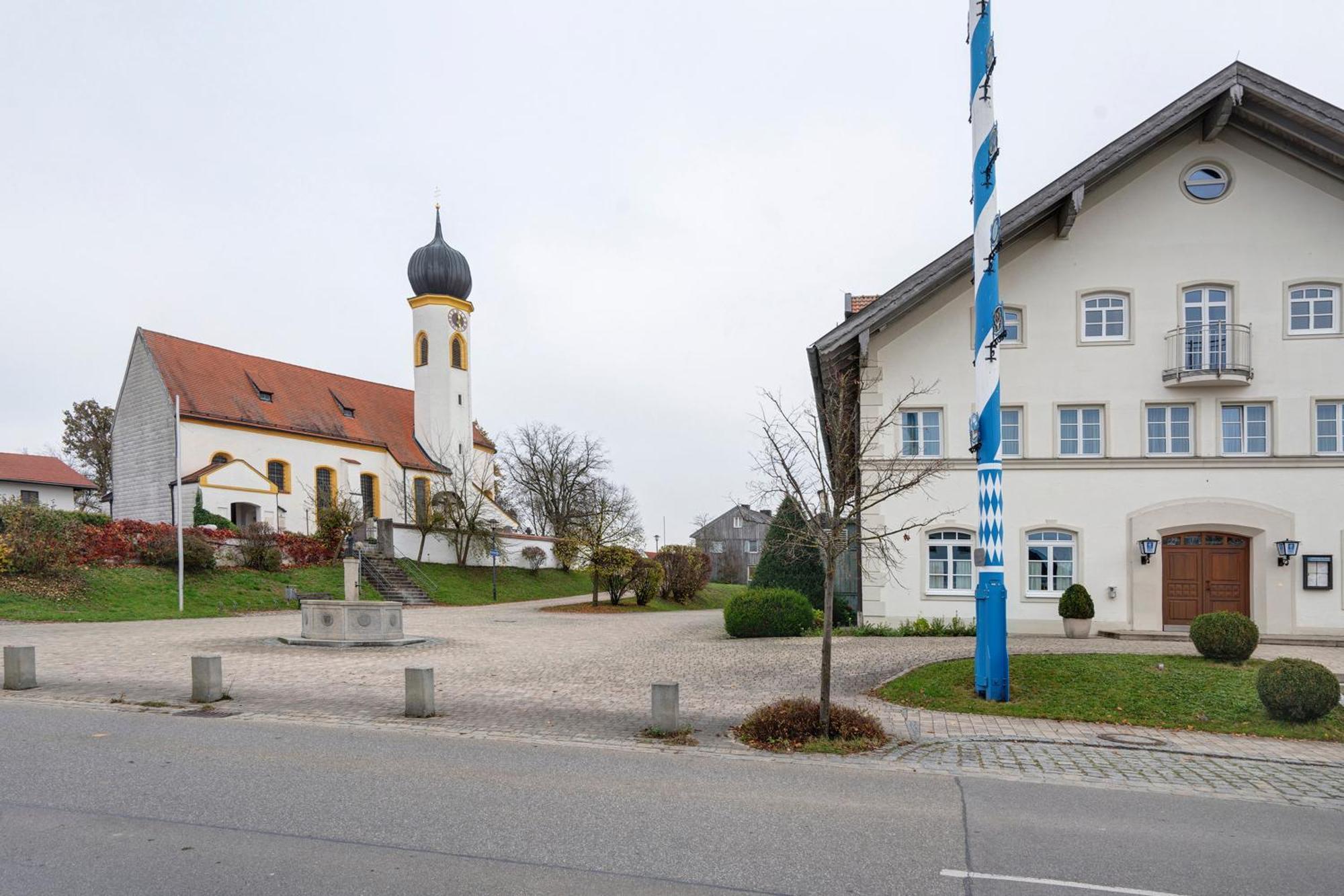 Wohnung Familienglueck Naehe Muenchen Pfaffing Exterior foto